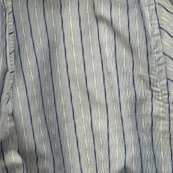 Robert Graham Men Tailored L/S Button Up Shirt Textured Large Flip Contrast Cuff - Picture 6 of 6